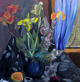 Still Life with Lilies by Janifer Fraser